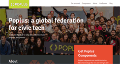 Desktop Screenshot of poplus.org
