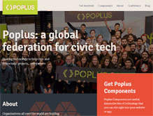 Tablet Screenshot of poplus.org
